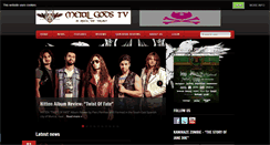 Desktop Screenshot of metalgodstv.com